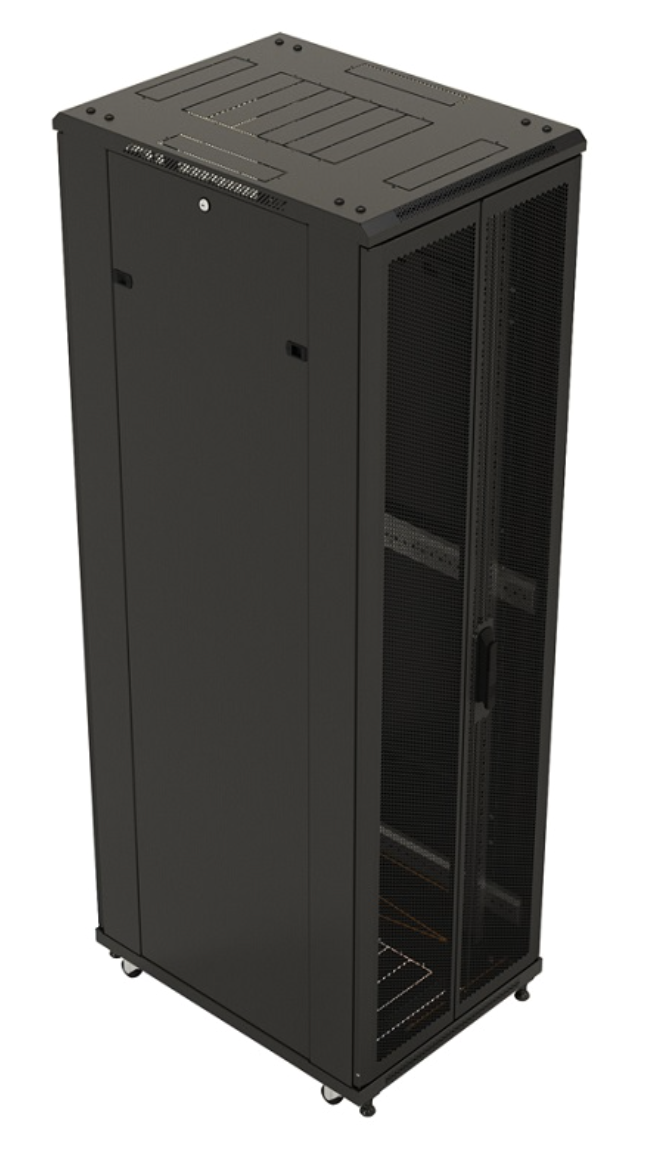 Шкаф напольный Hyperline TTB-4262-DD-RAL9004