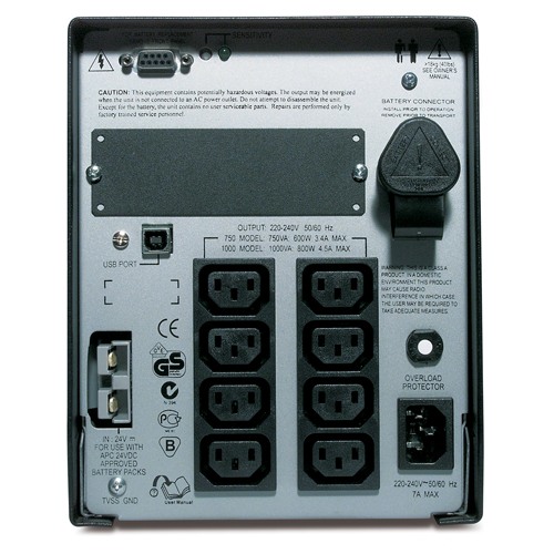 ИБП APC Smart-UPS XL 1000VA/800W (SUA1000XLI)