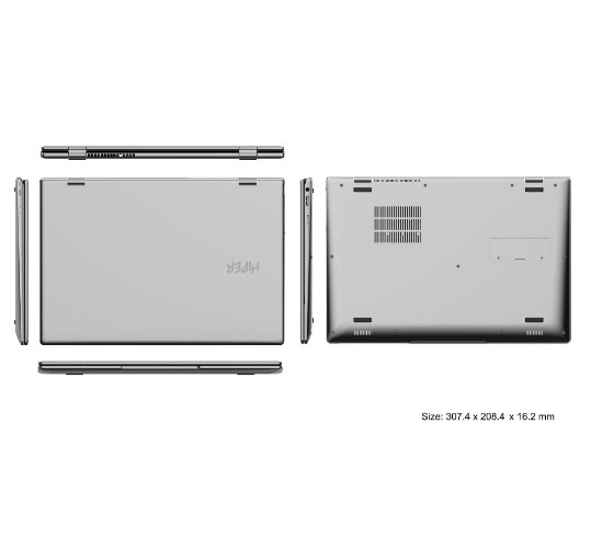 Ноутбук HIPER SLIM (H1306O7165WM)